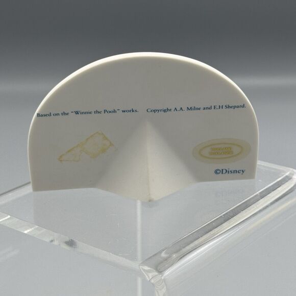 Vtg Disney Pooh and Friends Logo Sign Winnie the Pooh Piglet Figurine Plaque - Picture 3 of 15